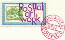 mail art by györgy galántai, 1981