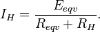 i_h = \frac{e_{eqv}}{r_{eqv} + r_h}.