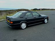 mercedes benz 190 e black rear.jpg