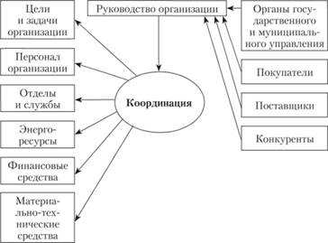 порядок организации функции координации