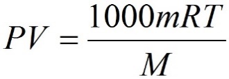 уравнение клапейрона-менделеева