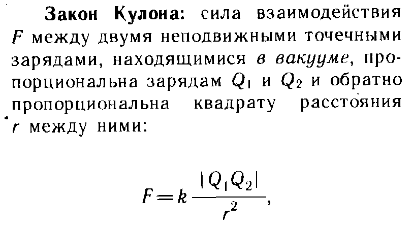 Точечный заряд находится в вакууме