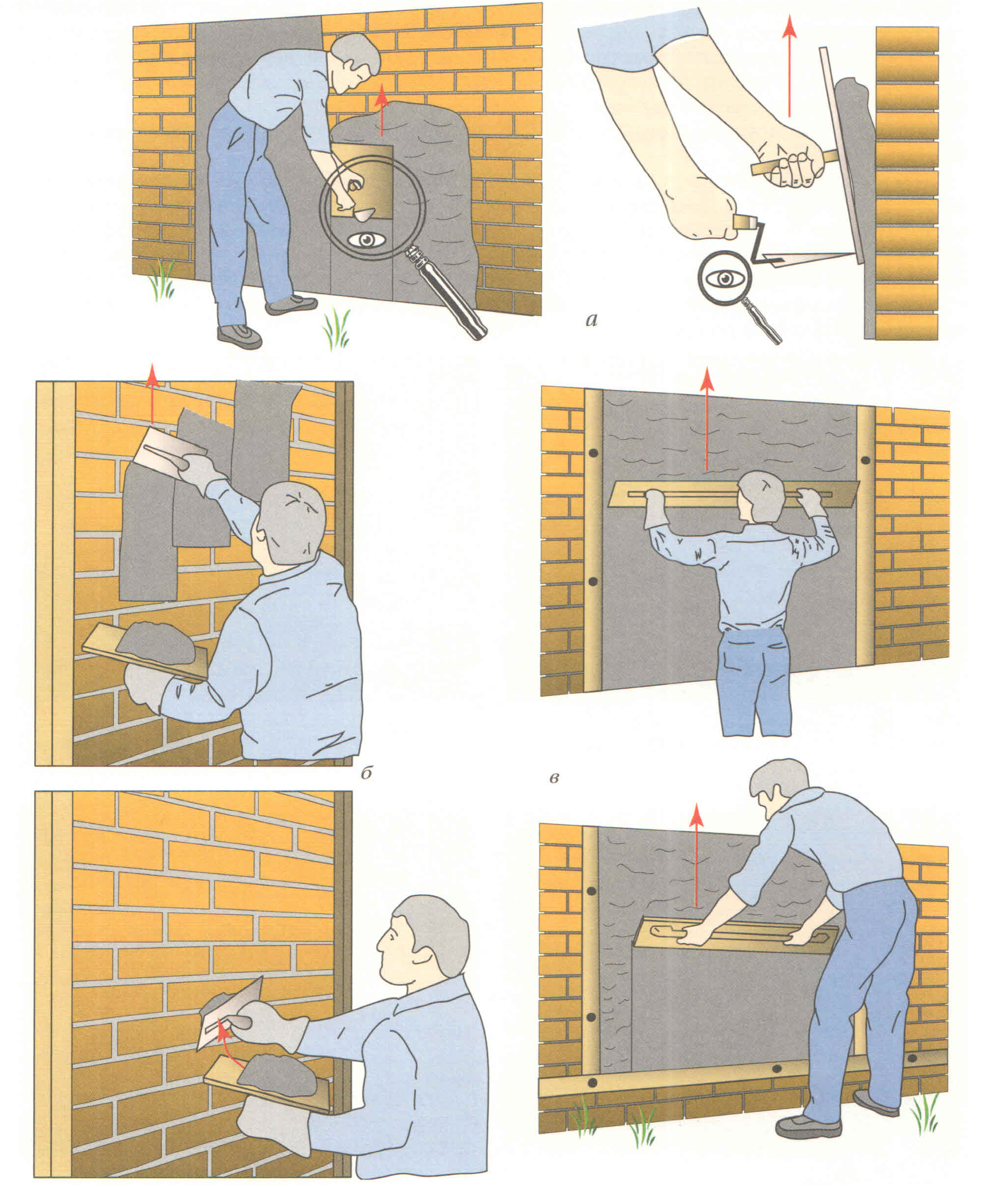 Как правильно наносить на стену