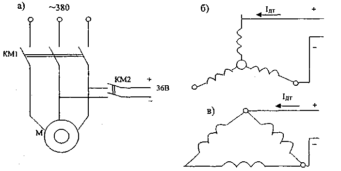 Комбинированная схема подключения электродвигателя - 97 фото