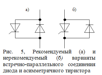 В каких случаях в схемах используется параллельное включение диодов