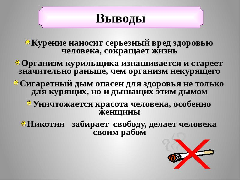 Выводить почему. Вывод о курении. Вывод о вреде курения. Вывод о вреде табакокурения. Вывод о вреде сигарет.