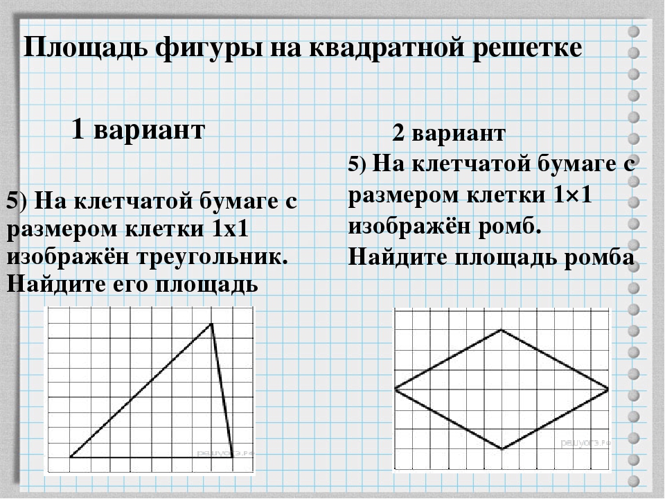 Геометрия на клетчатой бумаге 6 класс презентация