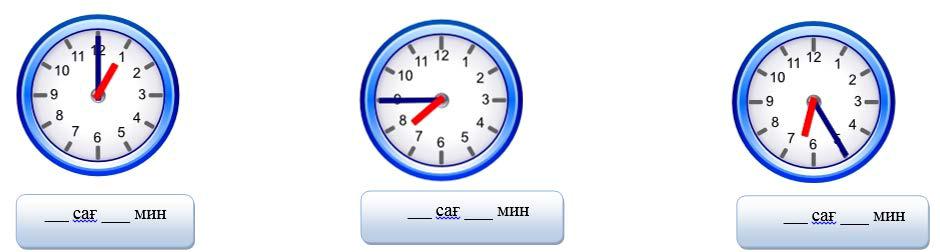 Сағат неше 4 сынып презентация
