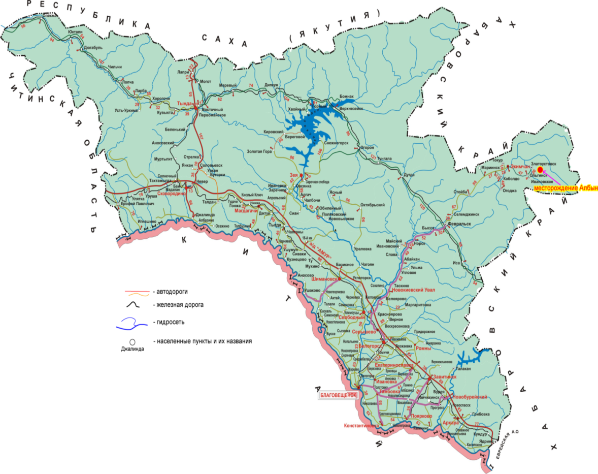 Карта райчихинска амурской области