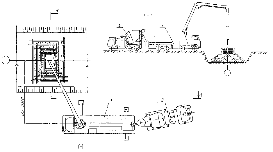 Автобетононасос чертеж в dwg