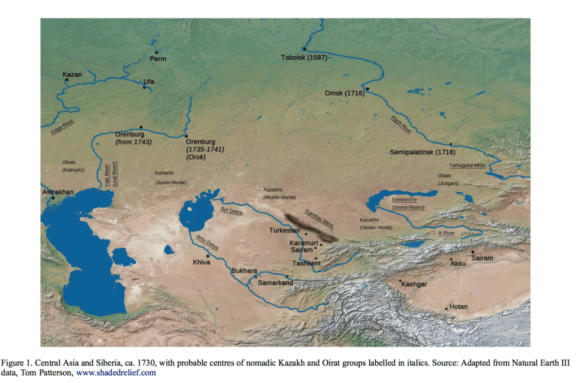 Еділ өзені карта