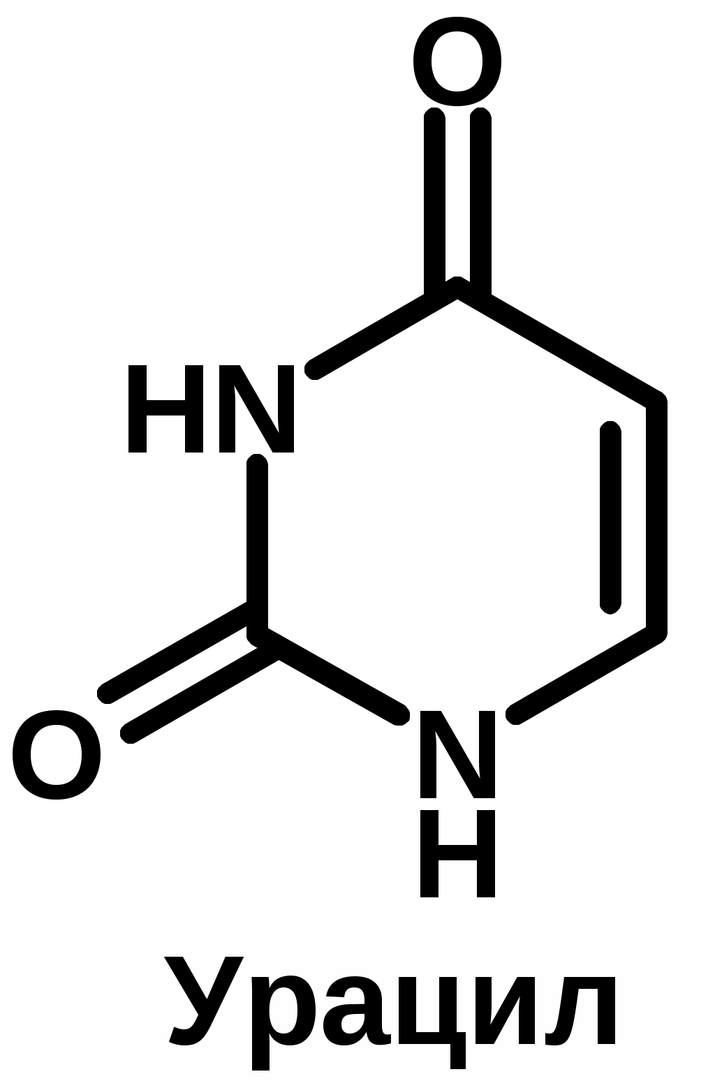 Молекула урацила. Урацил трифосфат. Нуклеотидфосфат. Урацил-5-трифосфата)..