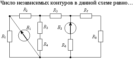 Как определить количество ветвей в схеме