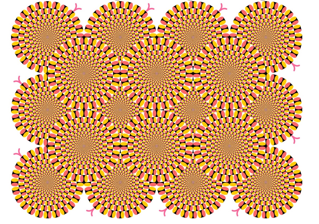 Оптическая иллюзия Акиоши Китаока