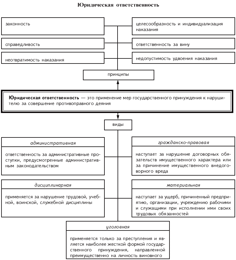 Виды понятий таблица. Виды юридической ответственности схема. Юридическая ответственность структурно логическая схема. Виды юр ответственности схема. Составить схему функции юридической ответственности.
