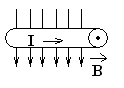 На рисунке 46 изображен проводник с током