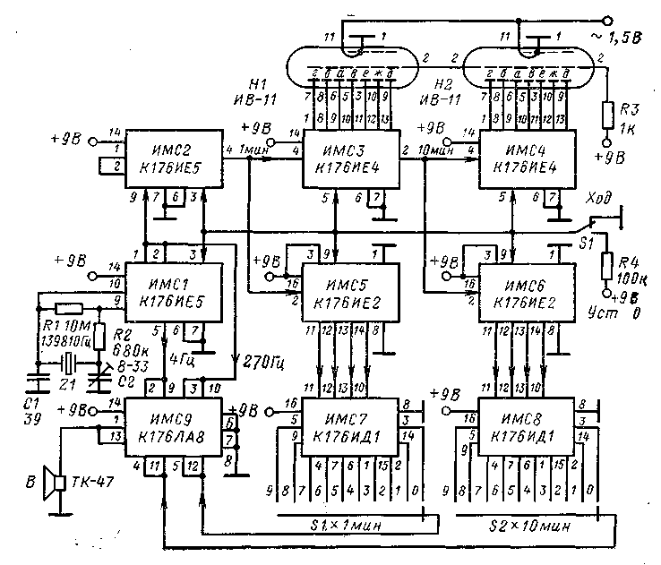 К176ие8 описание и схема включения