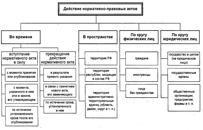 Виды законов по юридической силе схема