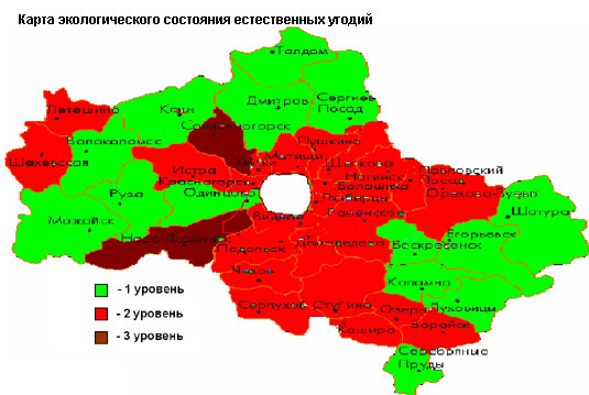 Эко карта москвы и подмосковья