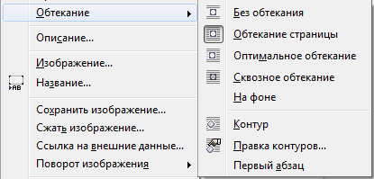 Обтекание картинки текстом в презентации