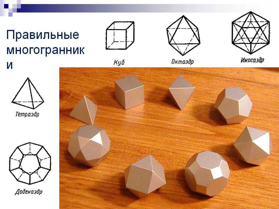 Правильные многогранники рисунки