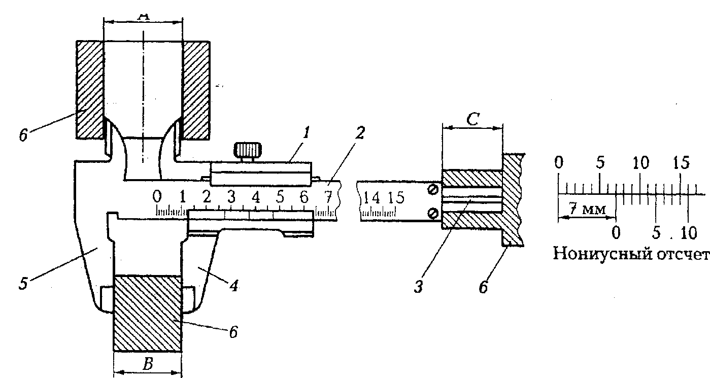Штангенциркуль 2 схема. Штангенциркуль с подвижной губкой. Чертеж нониусной шкалы. Если на штангенциркуле ноль совпал.
