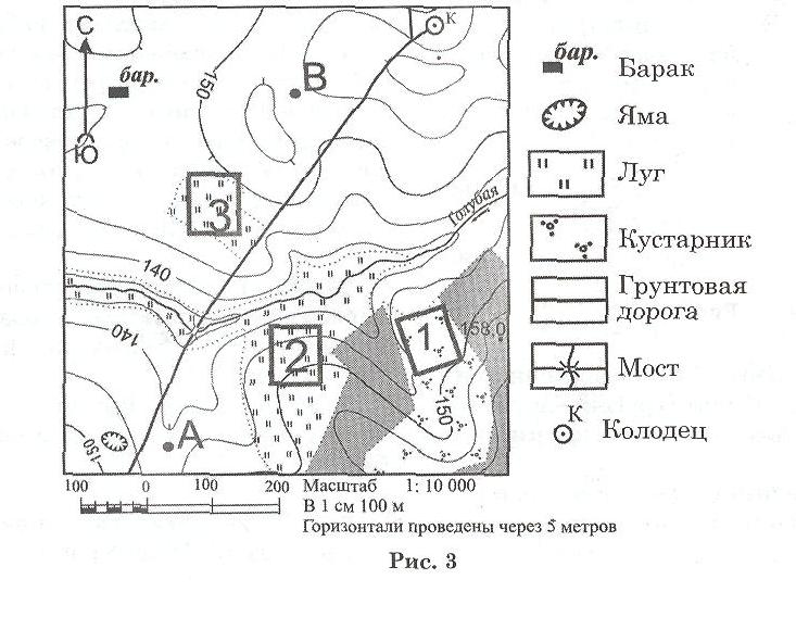 6 класс топографическая карта