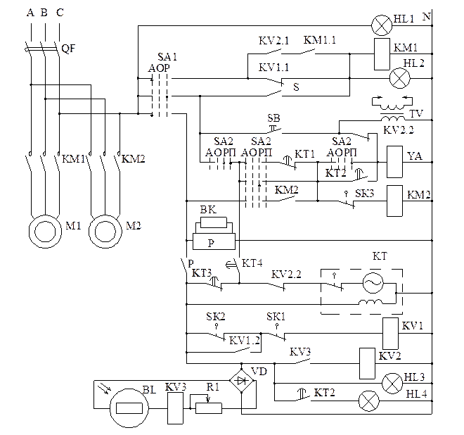 Газовый теплогенератор схема электрическая