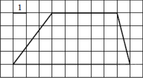 Площадь на квадратной решетке задания. Трапеция на клетчатой бумаге. Нарисовать трапецию по клеточкам. На клетчатой бумаге с клетками 1х1 изображена трапеция ABCD. На рисунке изображена трапеция knop.