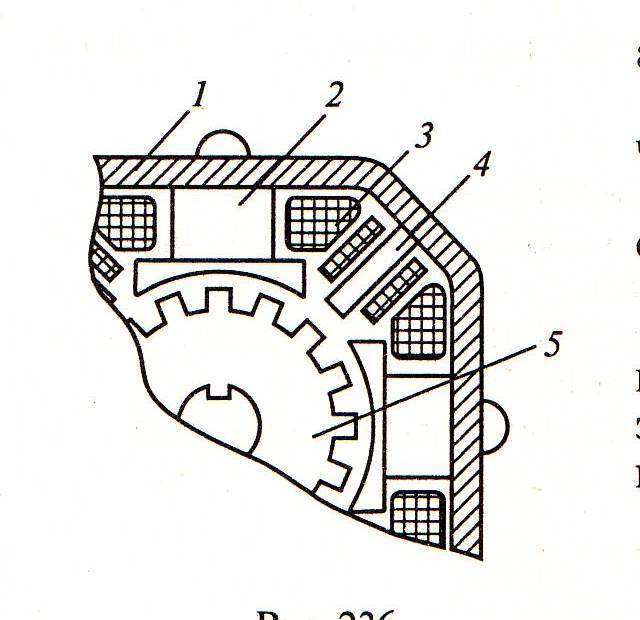 Устройство какой электрической машины представлено на рисунке