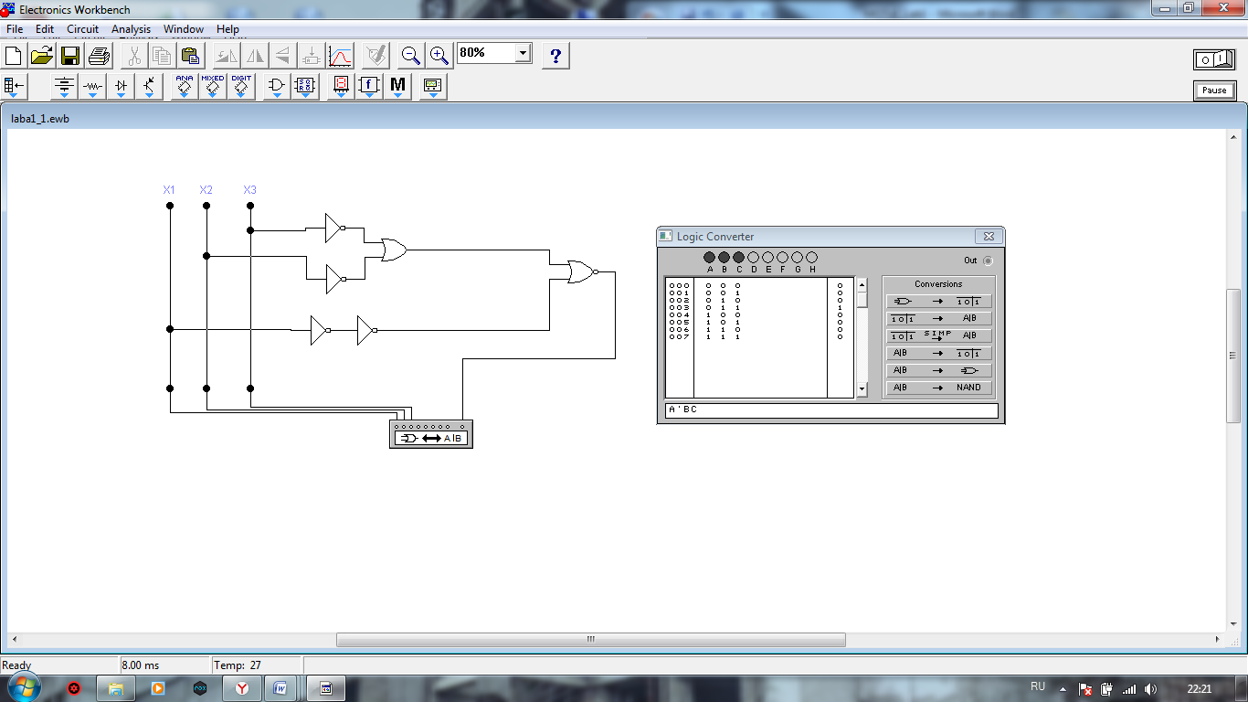 Electronic workbench примеры схем