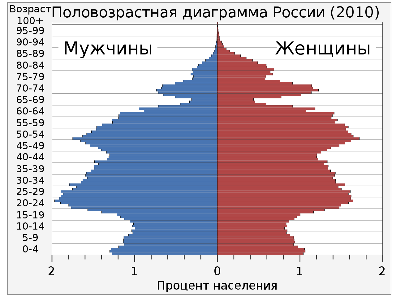 Диаграмма по возрасту и полу