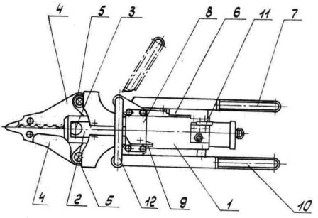 Принципиальная схема гидравлического аварийно спасательного инструмента