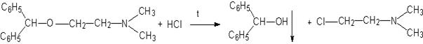 Димедрол подлинность реакции. Димедрол и серная кислота. Качественная реакция на Димедрол с серной кислотой. Димедрол и серная кислота реакция.