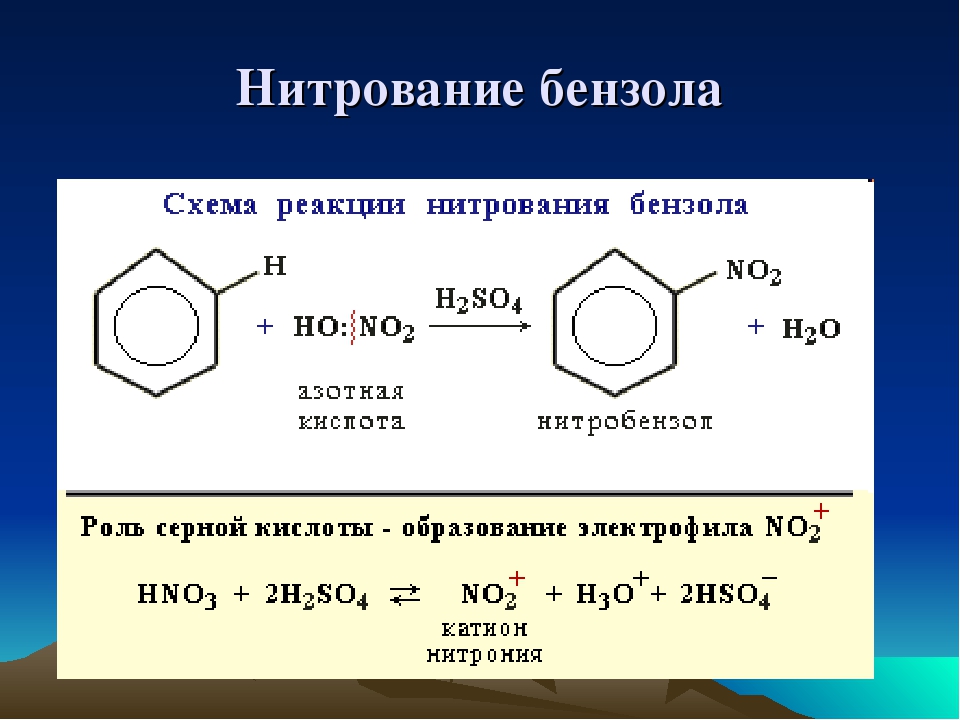 Бензол образуется при реакции