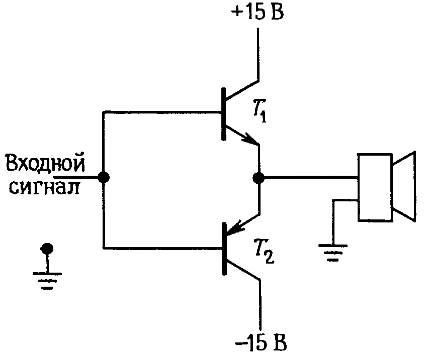 Повторитель на транзисторе схема