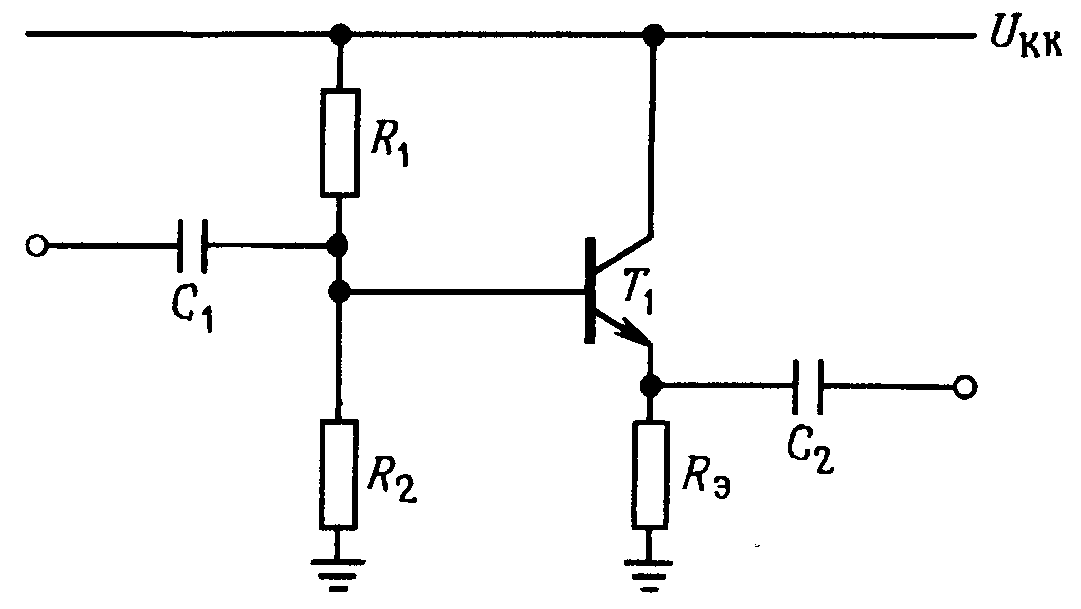 Эмиттерным повторителем называют схему