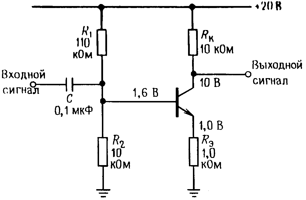 Операционный повторитель. Эмиттерный повторитель схема на кт315. Транзисторный усилитель сигнала схема. Эмиттерный повторитель ВЧ сигнала. Схема генератора сигналов с усилителем сигнала.