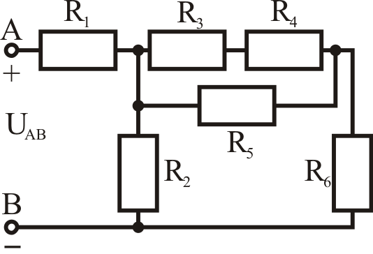 4 резистора схема