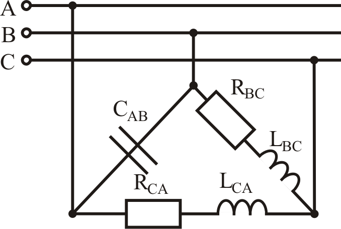 Схема подключения конденсаторов треугольником. Треугольник конденсаторов. Емкость конденсатора в треугольнике. Сопротивление фаз в трехфазной сети треугольник.
