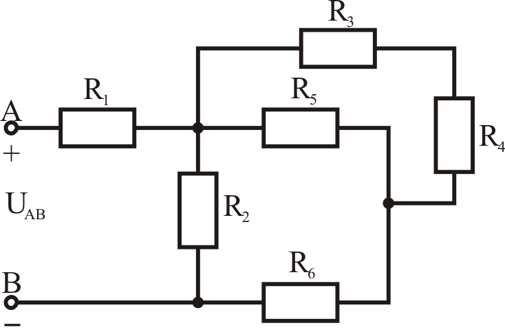 Найти сопротивление схемы онлайн