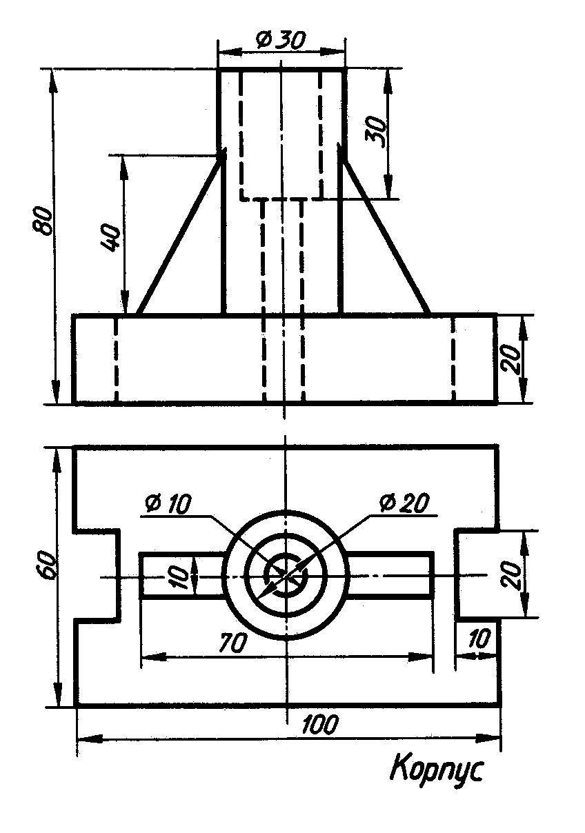 Контрольно графическая работа. Инженерная Графика корпус чертеж в разрезе. «Разрезы простые» простые разрезы Инженерная Графика. Инженерная Графика чертеж корпус 3 вида. Корпус вид сбоку Инженерная Графика.