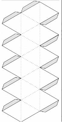 Как сделать объемный икосаэдр из бумаги схема
