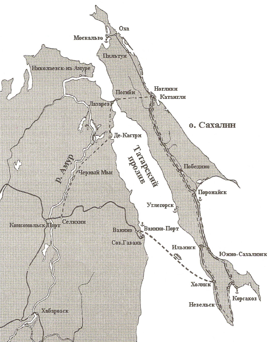 Схема порта Советская гавань