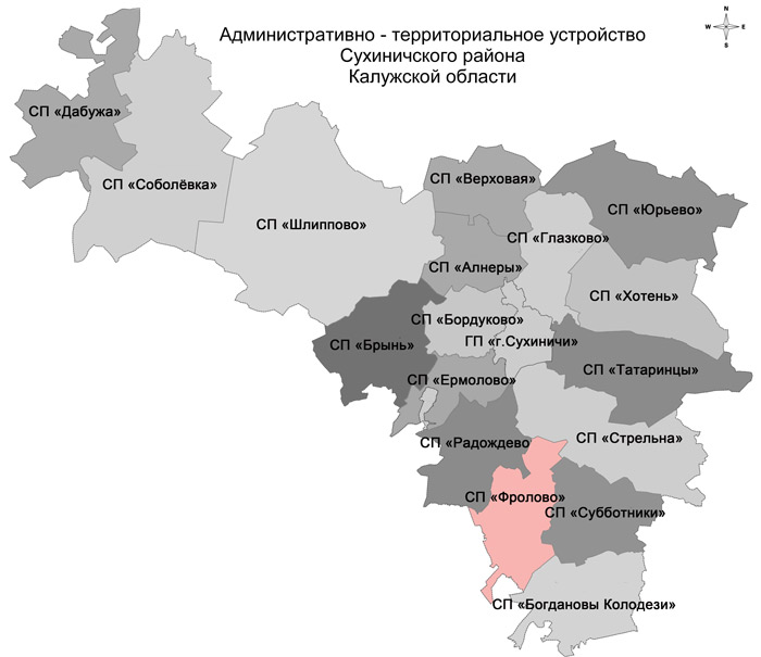 Карта сухиничи калужская область