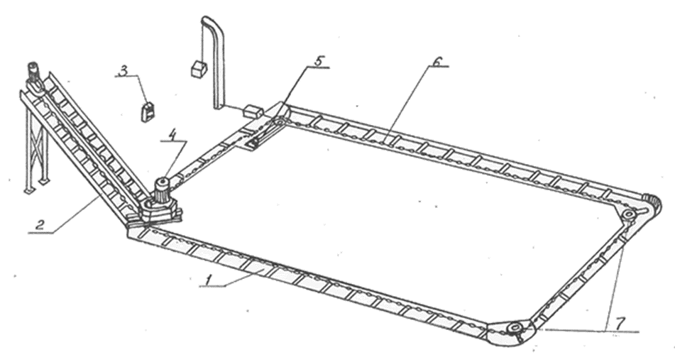 Скребковый транспортер схема