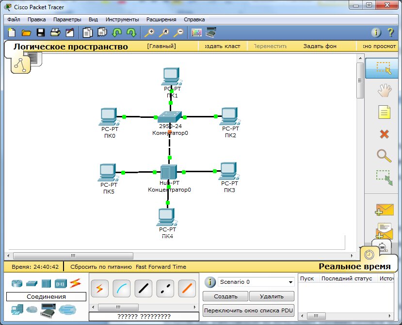 Packet tracer русский. Cisco Packet Tracer Интерфейс. Типы соединений устройств в Packet Tracer. Топология звезда Cisco Packet Tracer. Cisco Packet Tracer создание сети.