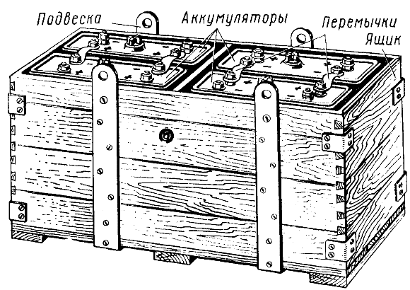 Аккумуляторные батареи локомотива