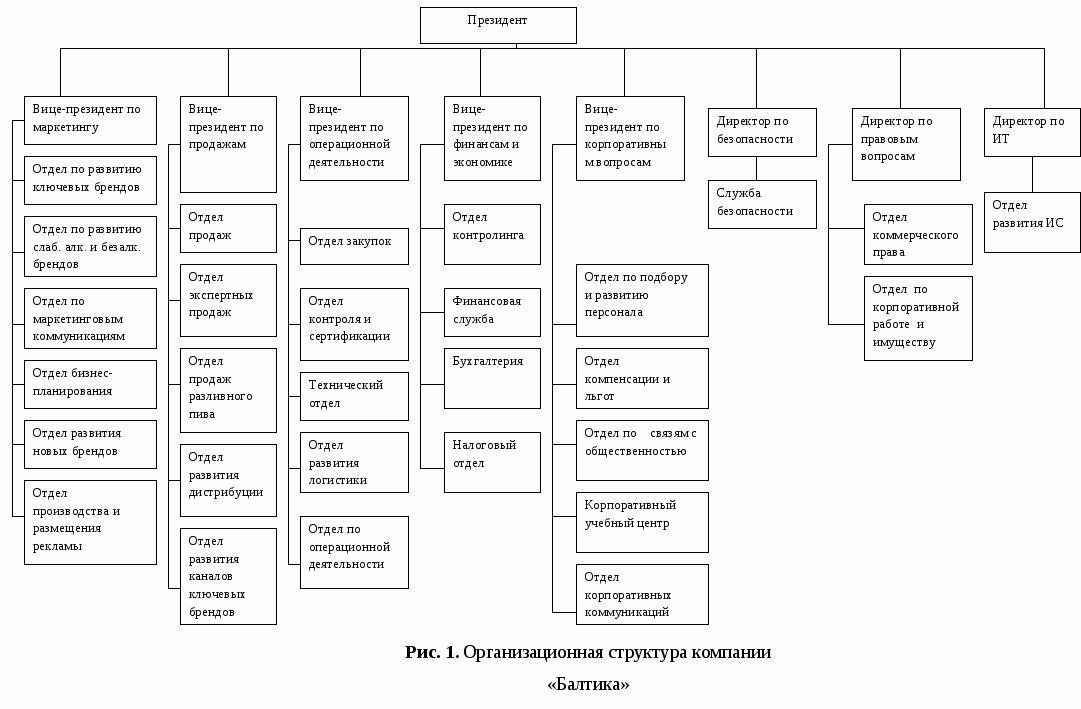 Характеристика деятельности оао