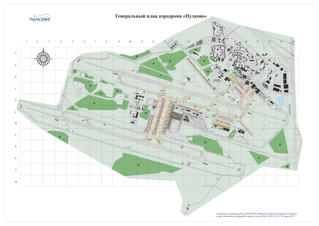 Аэропорт пулково карта аэропорта